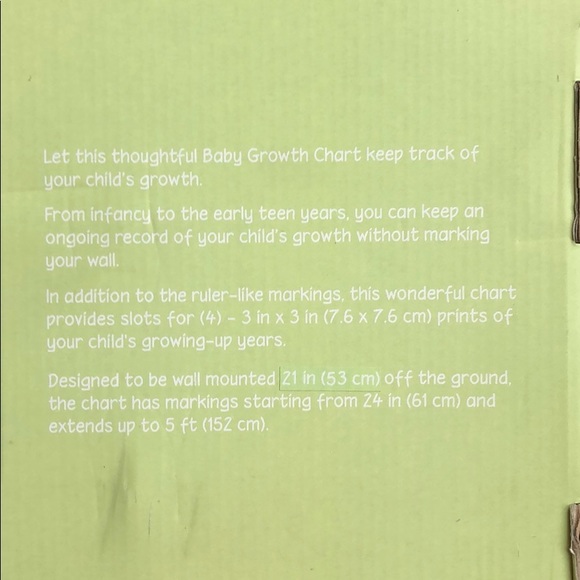 Growth chart - Picture 4 of 5